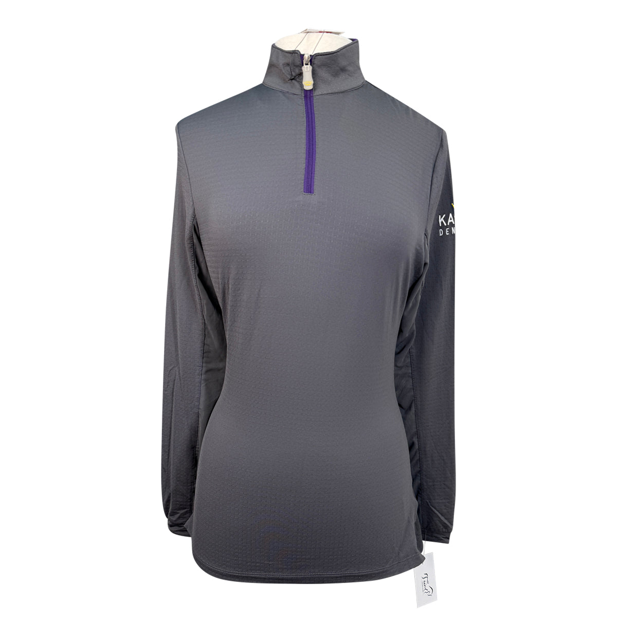 Kastel 'Charlotte' Sun Shirt in Grey/Purple