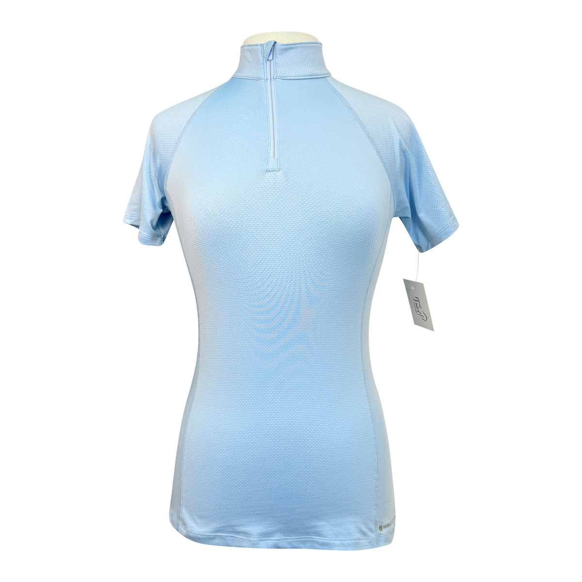 Front of Noble Outfitters Short Sleeve Shirt in Sky Blue - Women's XL