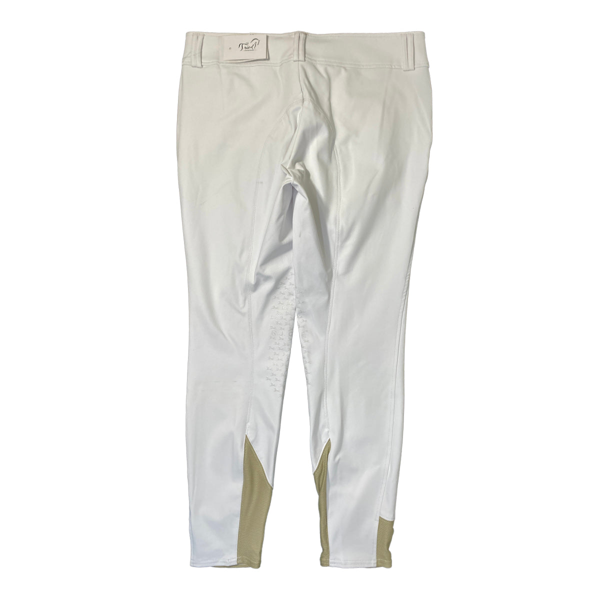 RJ Classics Harper Silicone Knee Grip Breech in White