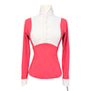 Horse Pilot 'Monica' Long Sleeve Show Shirt in Hot Pink - Women's XS