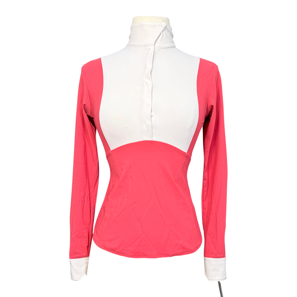 Horse Pilot 'Monica' Long Sleeve Show Shirt in Hot Pink - Women's XS