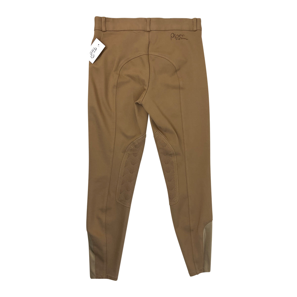 SmartPak 'Piper' Knit Knee Patch Breeches in Beige