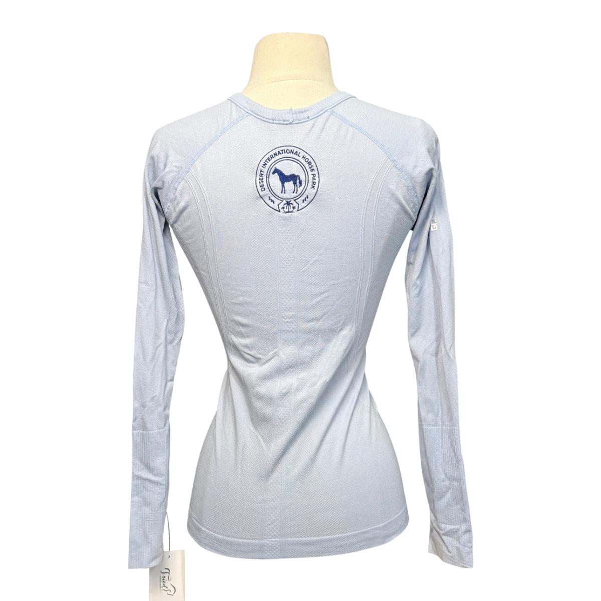 Euphoric Equestrian Desert Horse Park 'Calabasas Crewneck' in Light Blue 