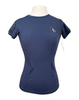 Aztec Diamond Tech Tee in Navy