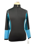 Kastel Champion Collection Mid Weight Shirt in Black/Blues - Women's Large
