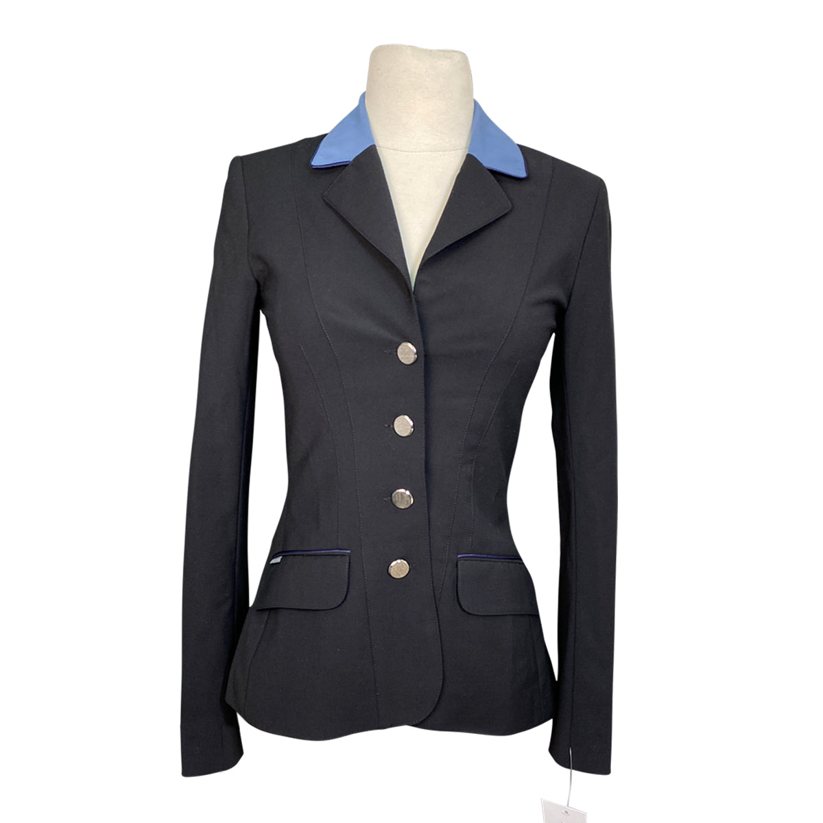 Winston Equestrian Classic Competition Coat in Navy/Cornflower