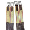 M. Toulouse Shaped Leather Girth in Brown