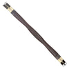 M. Toulouse Shaped Leather Girth in Brown