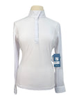 Romfh 'Lindsay' Chill Factor Show Shirt in White/Horse Show Daze - Women's XL