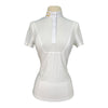 RG Jersey Zip Competition Polo in White