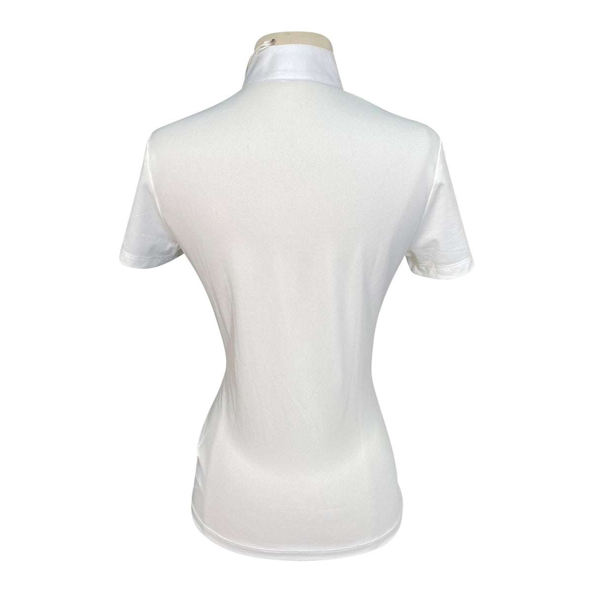 RG Jersey Zip Competition Polo in White - Women's Small
