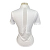Horse Pilot 'AeroMesh' S/S Polo  in White - Women's XS