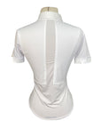 Horse Pilot 'AeroMesh' S/S Polo  in White - Women's XS