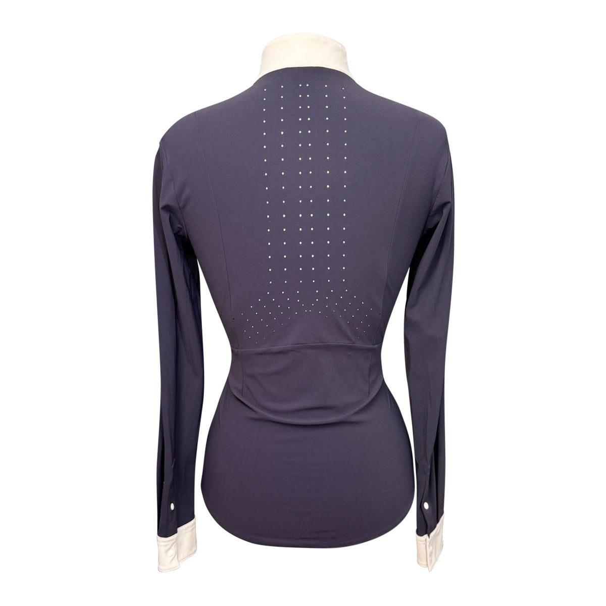 Horse Pilot 'Monica' Long Sleeve Show Shirt in Navy 