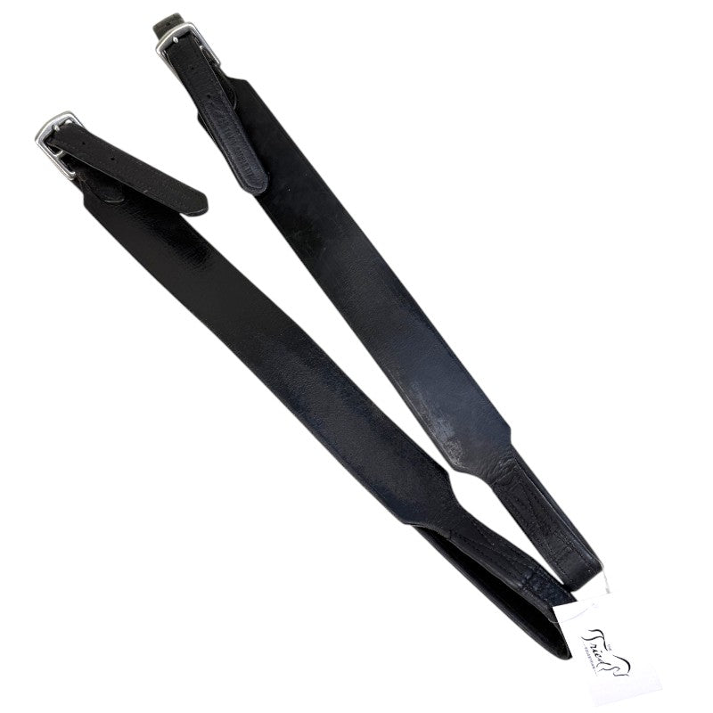 Total Saddle Fit Stability Stirrup Leathers in Black