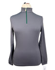 Kastel 'Charlotte' Sun Shirt in Grey/Green