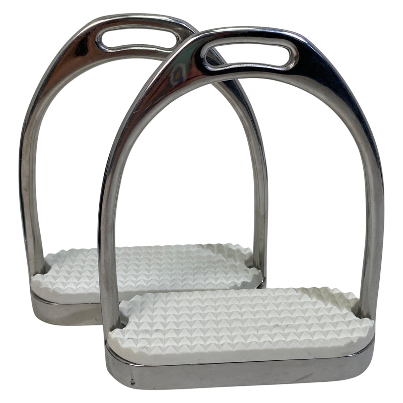 Fillis Stirrup Irons in Stainless Steel - 4 1/4