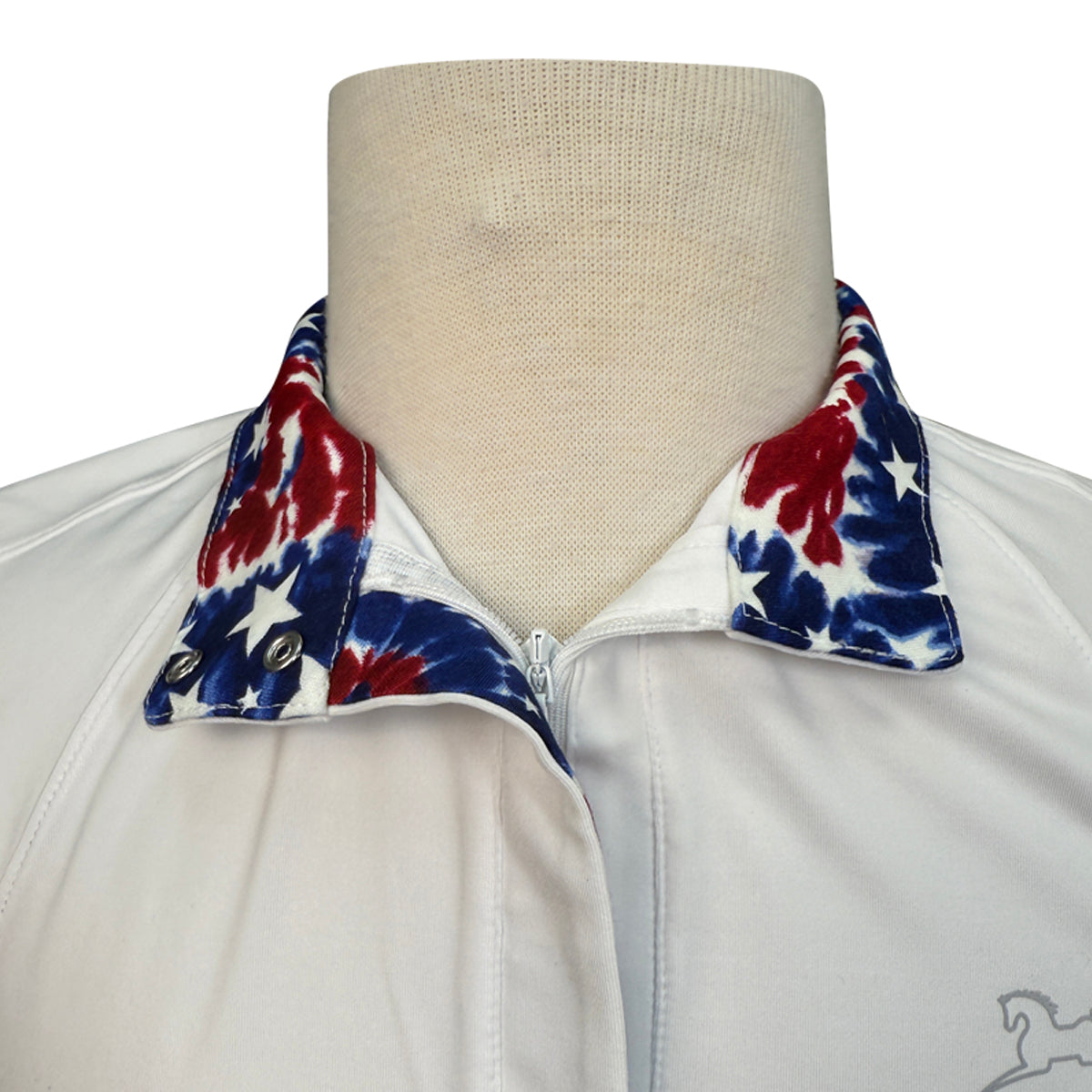 R.J. Classics Kids &#39;Sadie Jr.&#39; Show Shirt in White/USA Tie Dye