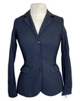 Cavalleria Toscana GP Perforated Competition Jacket in Navy/Black Piping - Women's IT 44 (US 10)