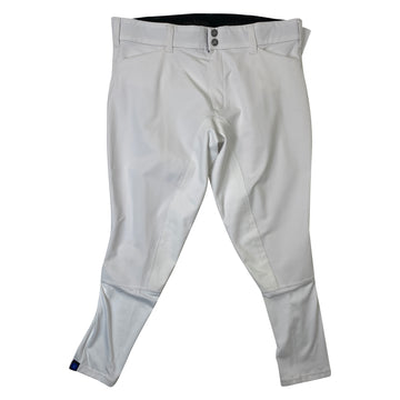 Irideon Full Seat Breeches in White