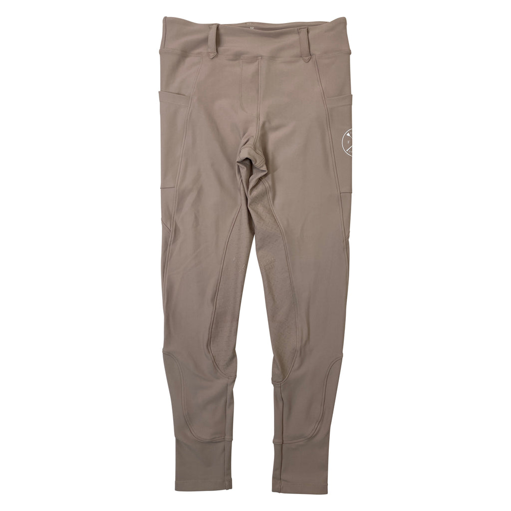 Free Ride Equestrian 'Lux Hybrid' Full Seat Breeches in Tan