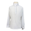 Romfh 'Sarah' Long Sleeve Show Shirt in White/Butterflies