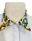 Romfh Competitor Short Sleeve Show Shirt in White/Butterflies