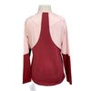 Horseware 'Jade' Crewneck Technical Top in Pink/Burgundy