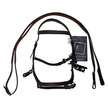Rambo Micklem Original Competition Bridle in Brown - Full