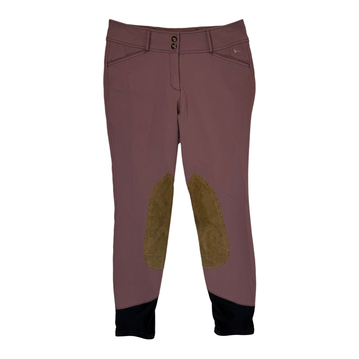 RJ Classics 'Gracie' Knee Patch Breeches in Grape