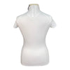 MakeBe 'Jane' Polo Show Shirt in White