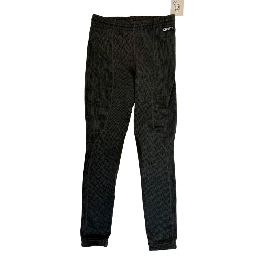 Kerrits 'Fleece Lite' Riding Tights in Charcoal Houndstooth