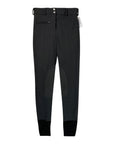 TuffRider Ribb Knee Patch Breech  in Grey