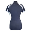 AA Alessandro Albanese Clean Cool Half Zip Short Sleeve Shirt in Charcoal