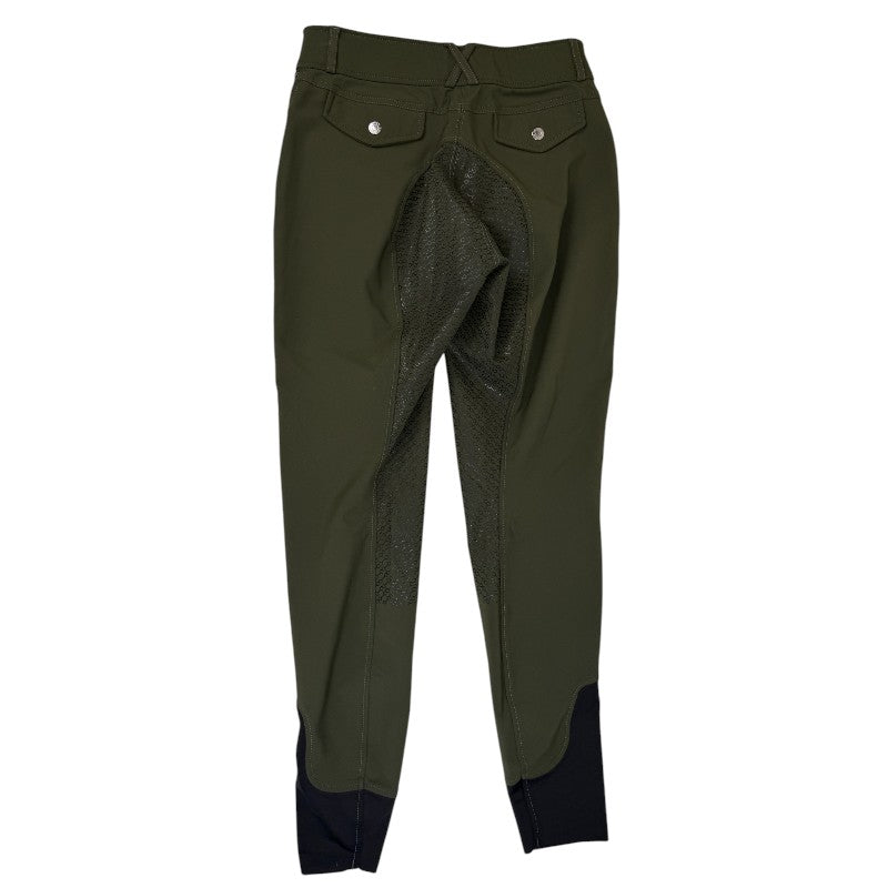 Dover Saddlery 'Dalton' Full Seat Breeches in Green