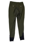 Dover Saddlery 'Dalton' Full Seat Breeches in Green