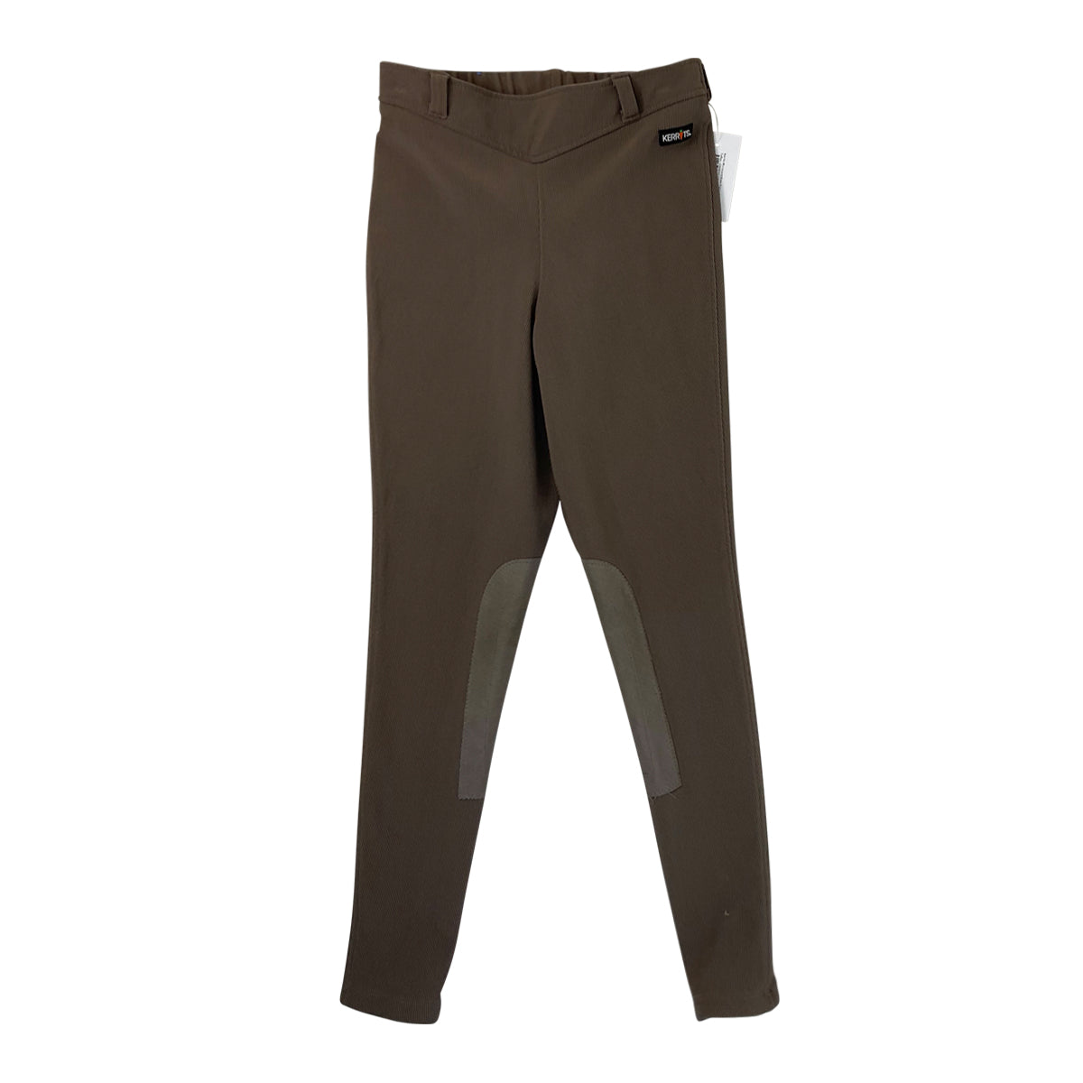 Kerrits Microcord Knee Patch Tights in Toffee
