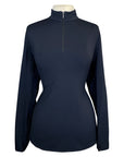 Front of Dover Saddlery 'CoolBlast' Sunshirt in Black - Women's XS