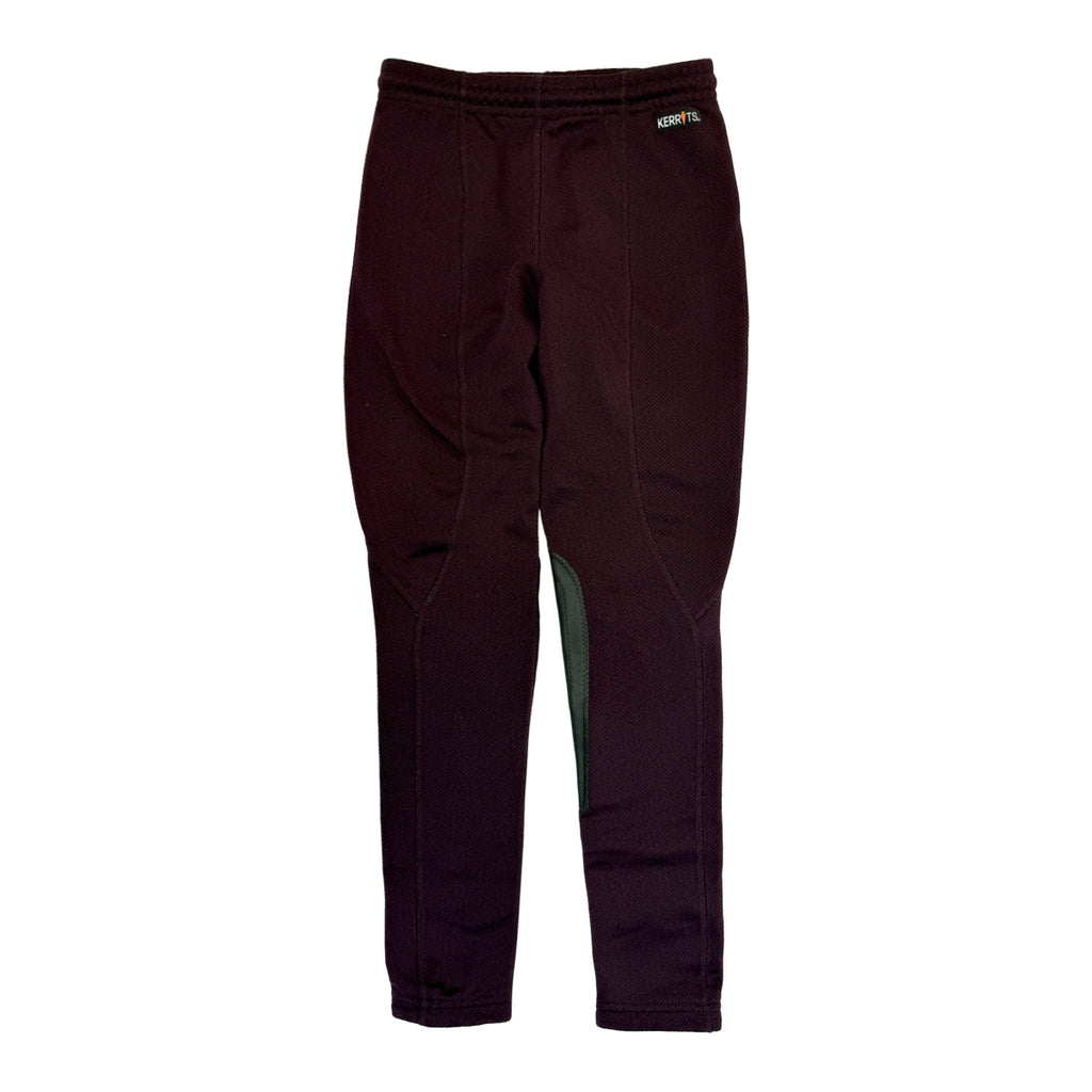 Kerrits 'Flow Rise' Performance Riding Tight in Purple Herringbone