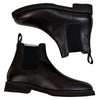 Rakoh 'Redford Chelsea' Short Boot in Chocolate Brown