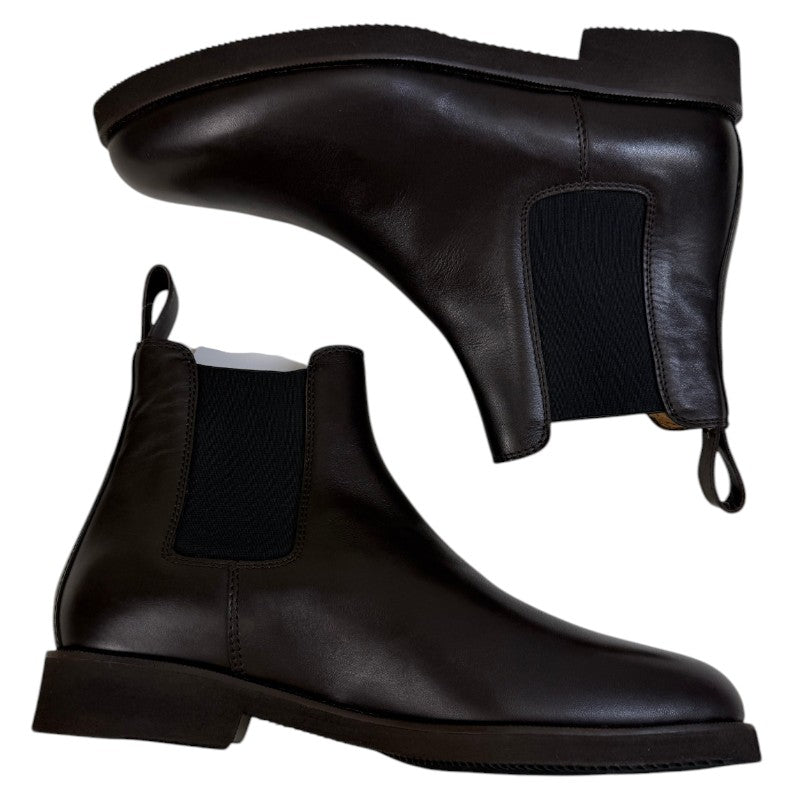 Rakoh 'Redford Chelsea' Short Boot in Chocolate Brown