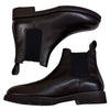 Rakoh 'Redford Chelsea' Short Boot in Chocolate Brown