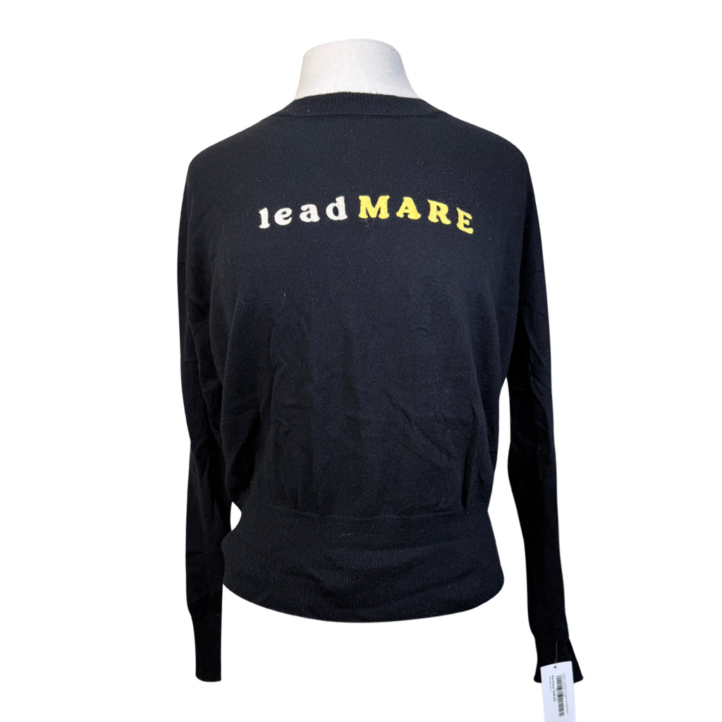 Callidae 'Lead Mare' Crewneck Sweater in Black