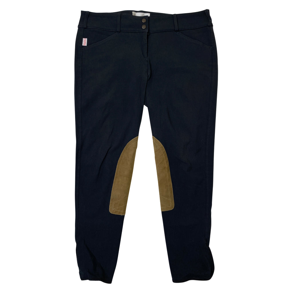 Tailored Sportsman 'Trophy Hunter' Knee Patch Breeches in Charcoal/Tan