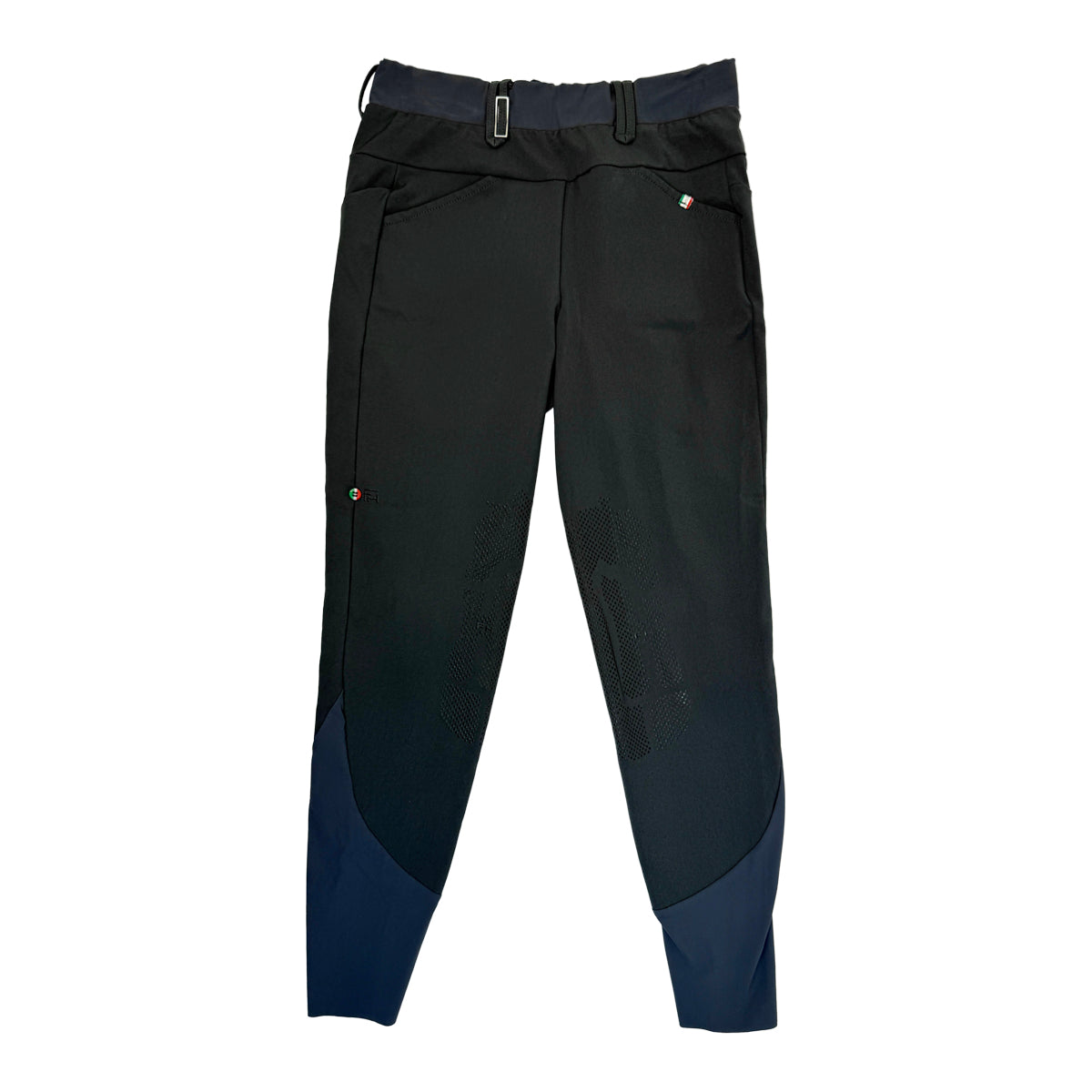 For Horses Knee Patch Breech in Grey