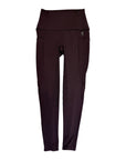 Horze Full Seat Grip Riding Tights in Burgundy