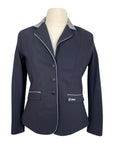 EGO7 'Elegance CL' Show Coat in Navy/Grey