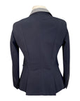 EGO7 'Elegance CL' Show Coat in Navy/Grey