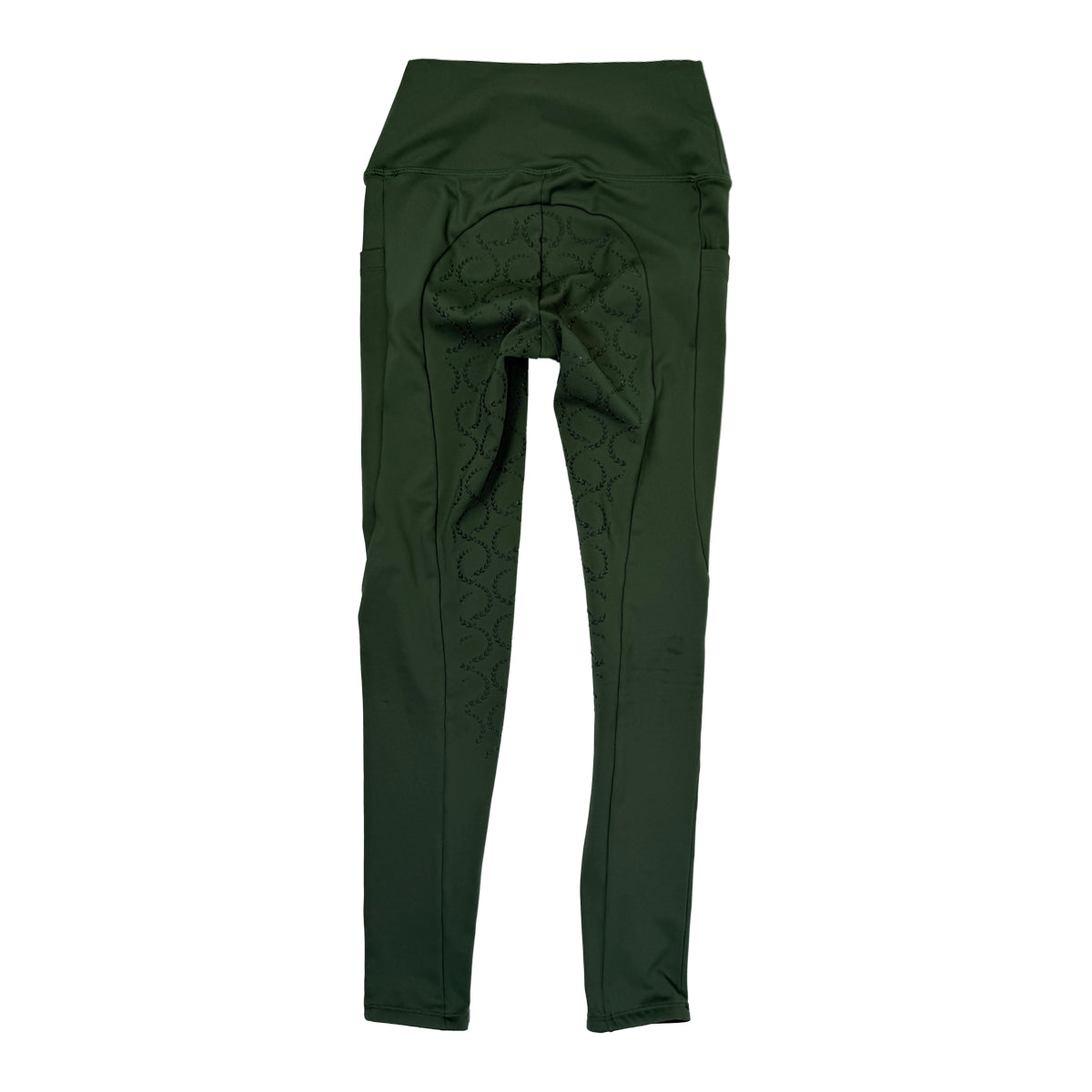 Horze Full Seat Grip Riding Tights in Army Green