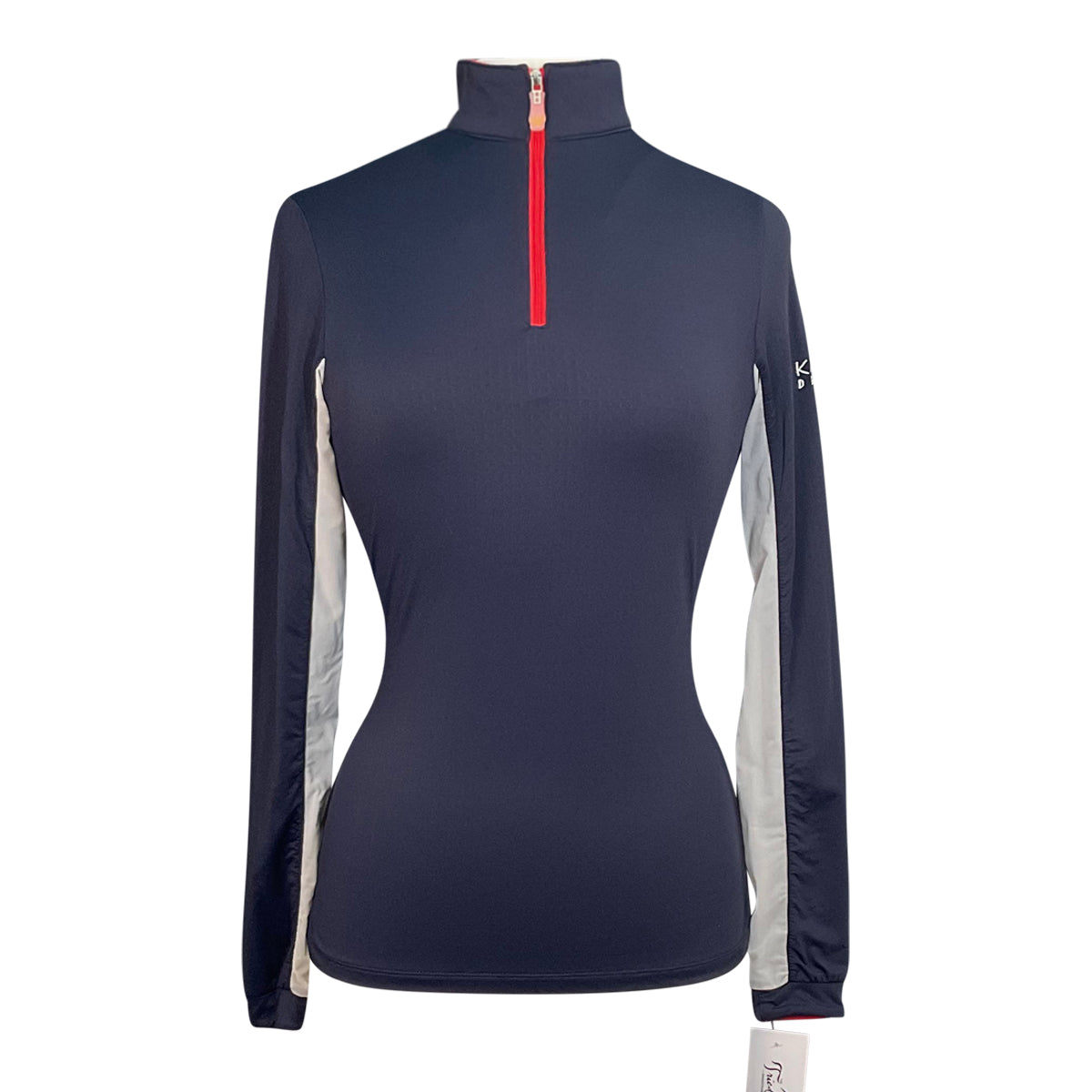 Kastel 'Charlotte' Sun Shirt in Navy/Red Accents - Women's Small